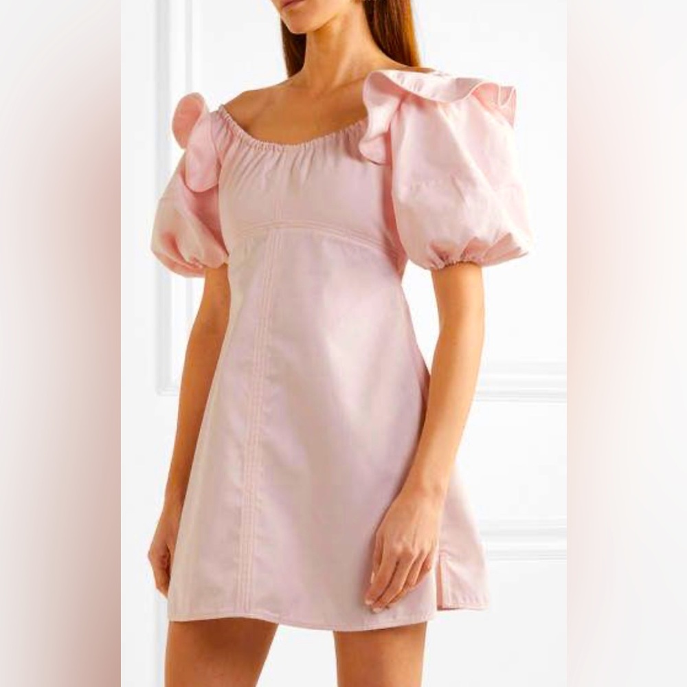 Ellery Valeria Bubble Sleeve Mini Dress